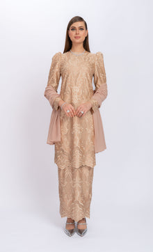  Poise Kurung in Hazelnut
