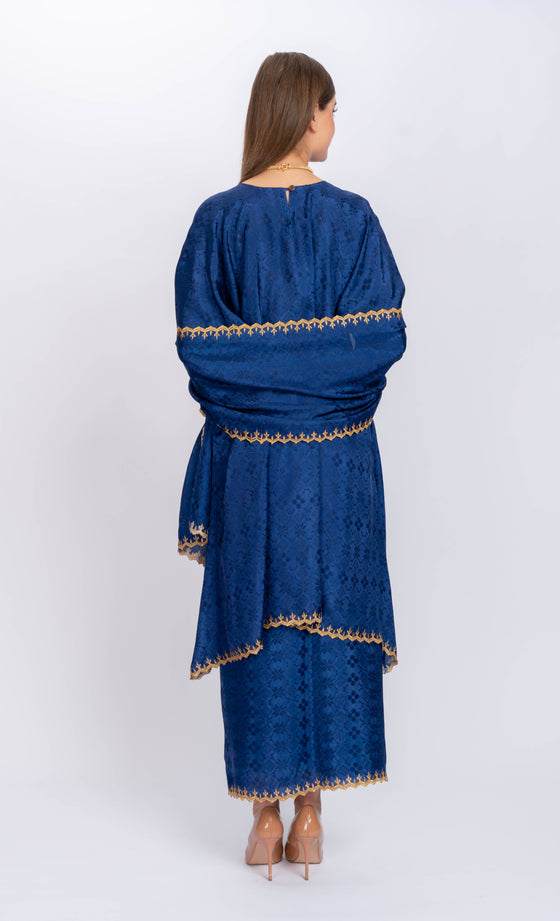Miss Desire Kurung in Royal Blue