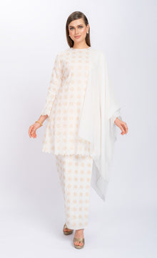  Reborn Kurung Riau in Ivory