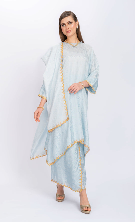 Miss Desire Kurung in Light Blue