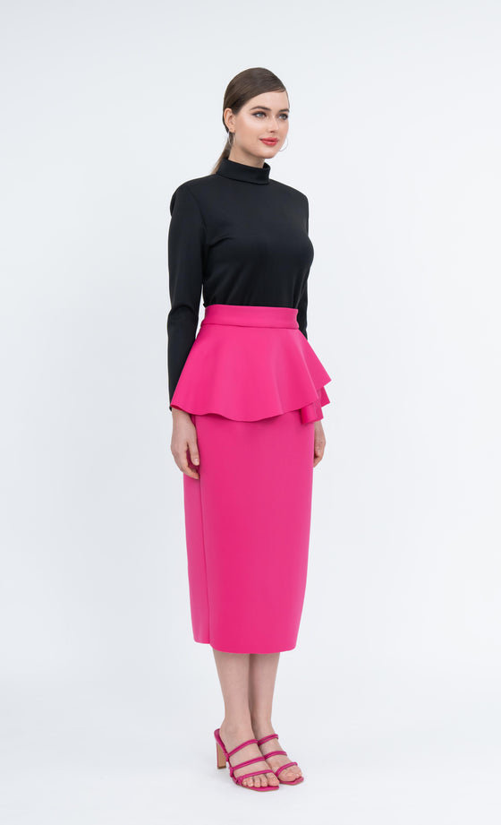 Nellie Skirt in Fuchsia Pink