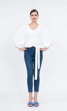  Aurora Cardigan in White