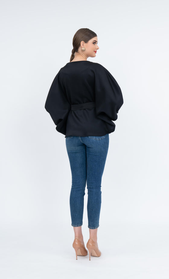 Aurora Cardigan in Black