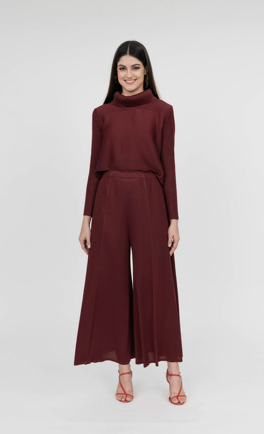 Miss Dreamy Palazzo in Maroon