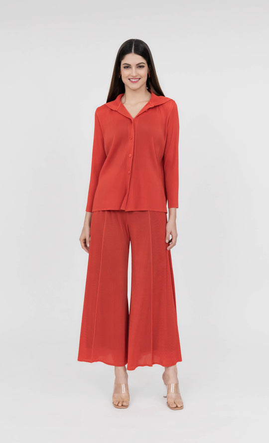 Miss Chic Hooded Top in Tangerine