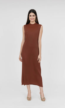  Miss Charm Dress in Sienna Brown