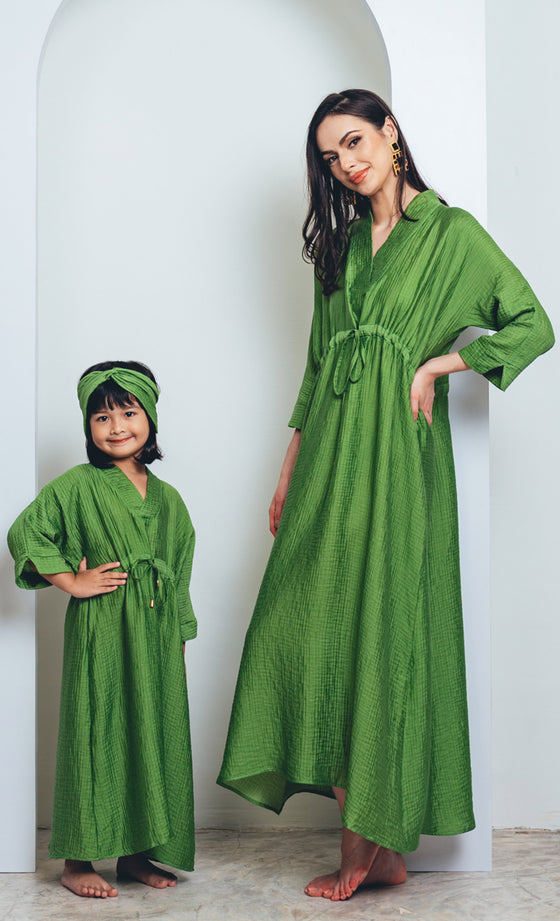 Ella Caftan in Green