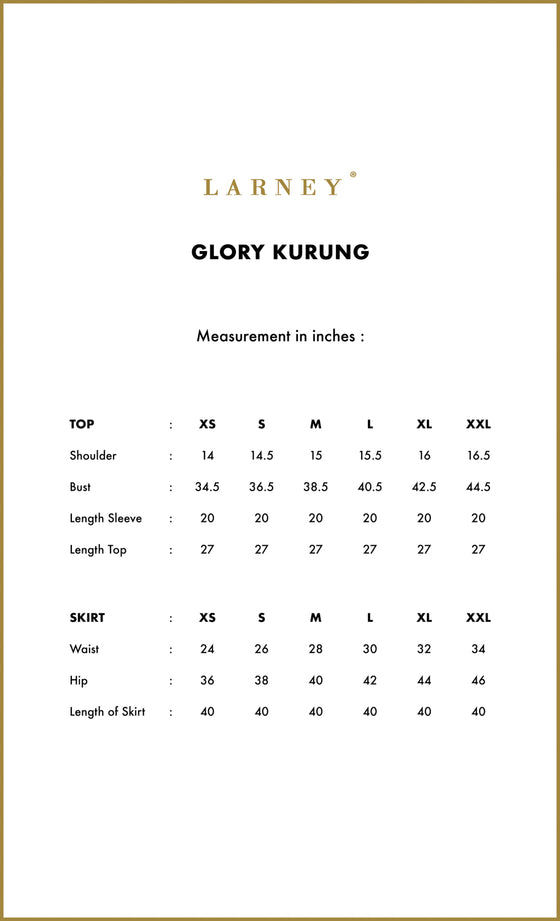 Glory Kurung in Cream