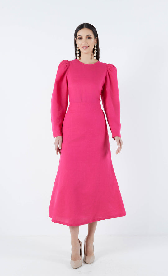 Jardin Skirt in Fuchsia Pink