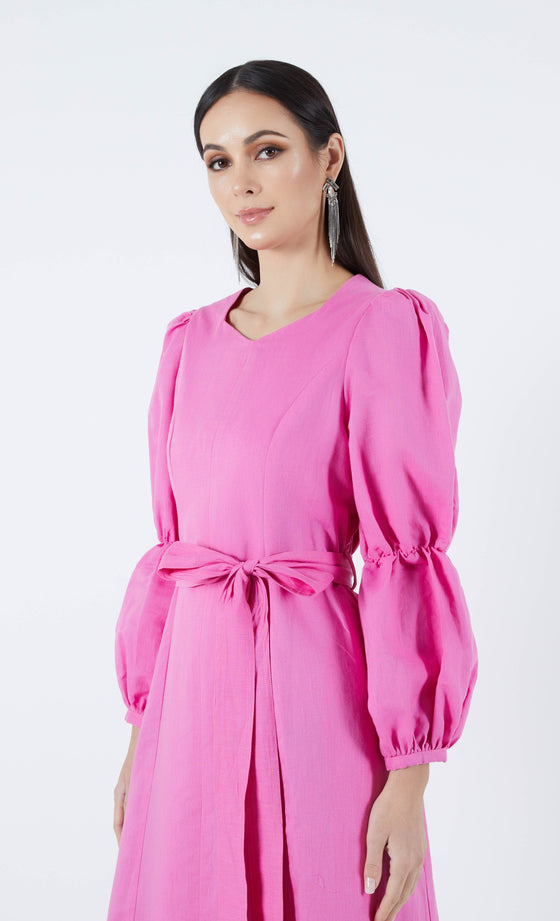 Sahara Dress in Taffy Pink