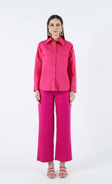  Casablanca Shirt in Fuchsia Pink