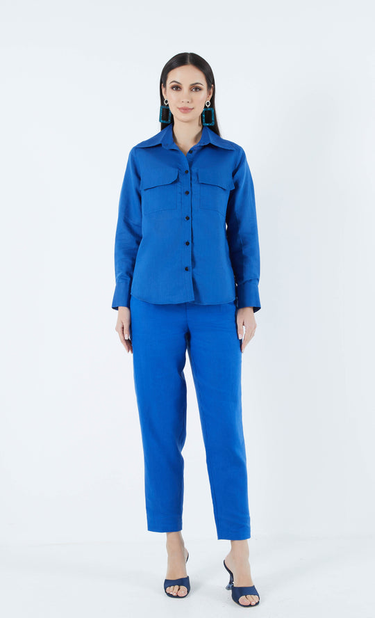 Casablanca Pants in Royal Blue