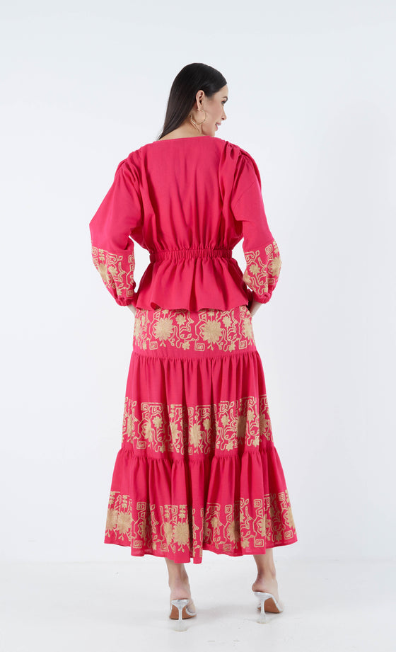 Marrakech Skirt in Fuchsia Pink