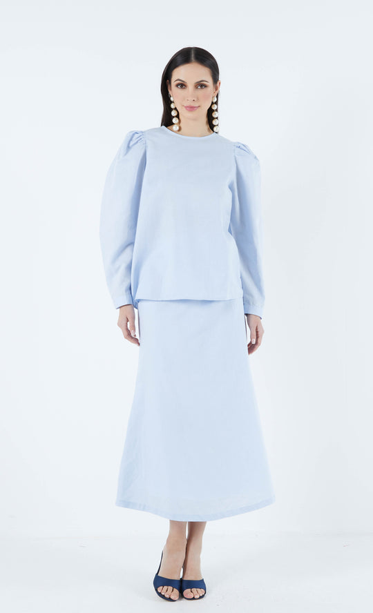 Sahara Top in Cerulean Blue