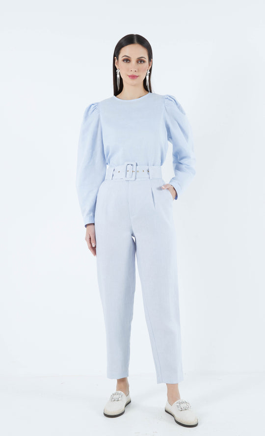 Casablanca Pants in Cerulean Blue