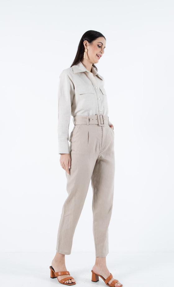 Casablanca Pants in Champagne
