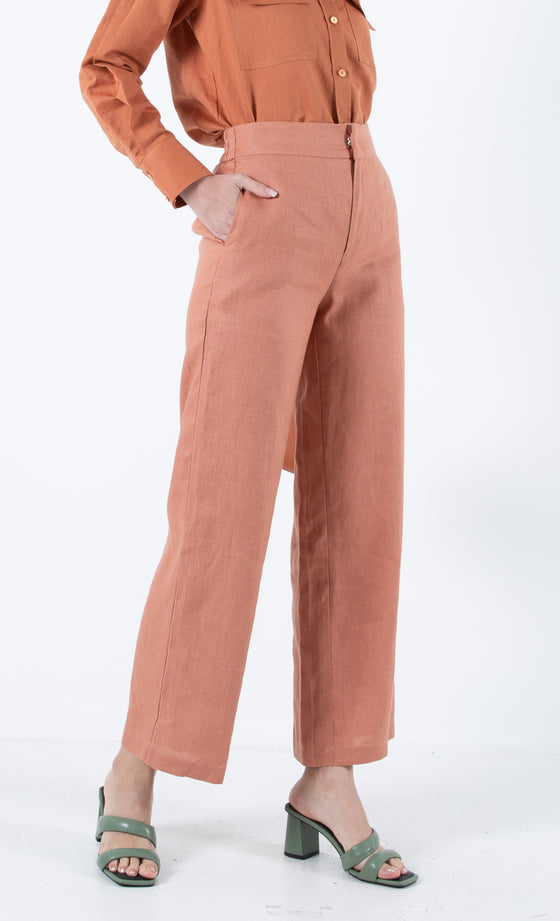 Sahara Pants in Cinnamon Brown