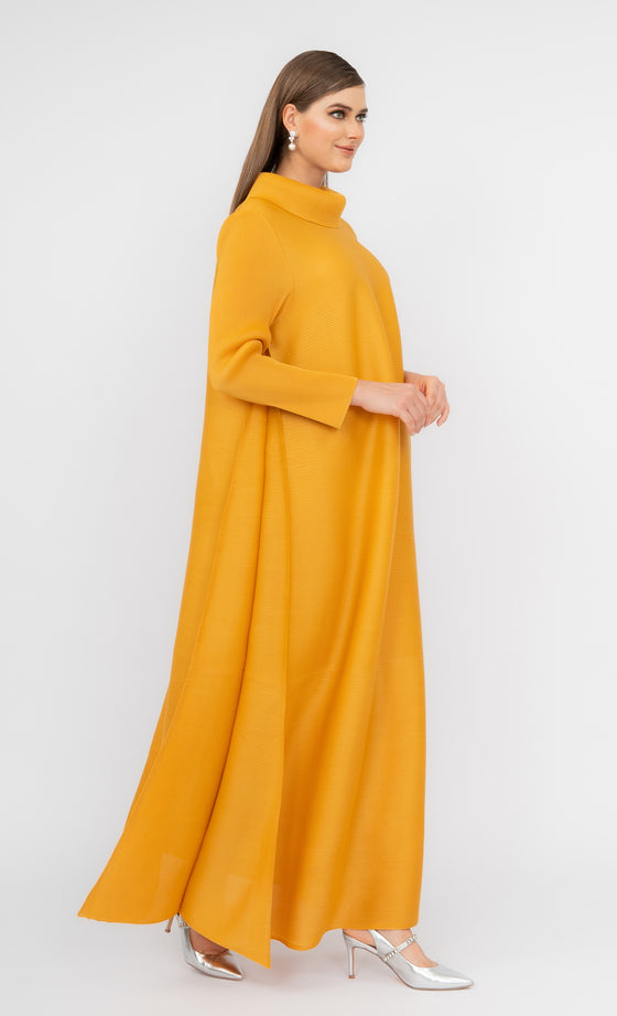 Miss Majestic Abaya in Golden Yellow