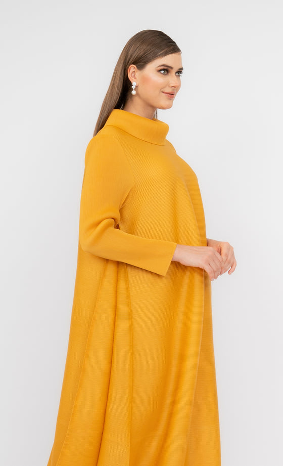 Miss Majestic Abaya in Golden Yellow