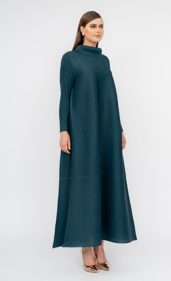 Miss Majestic Abaya in Teal Blue