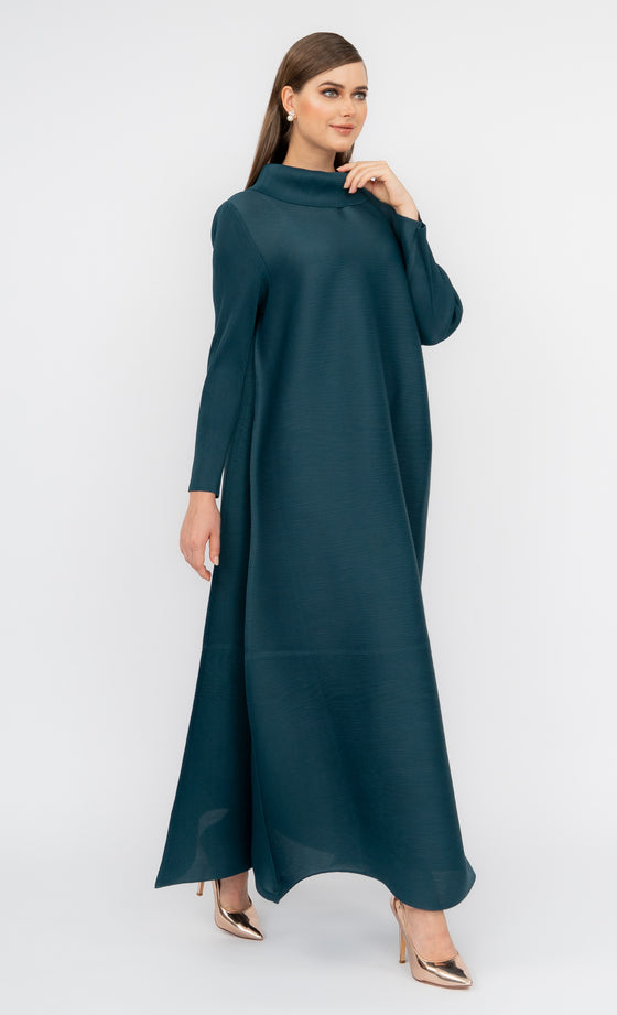 Miss Majestic Abaya in Teal Blue