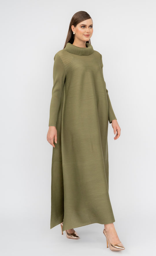 Miss Majestic Abaya in Olive