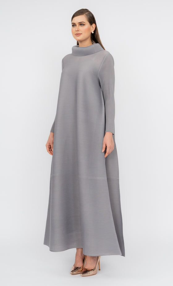Miss Majestic Abaya in Grey