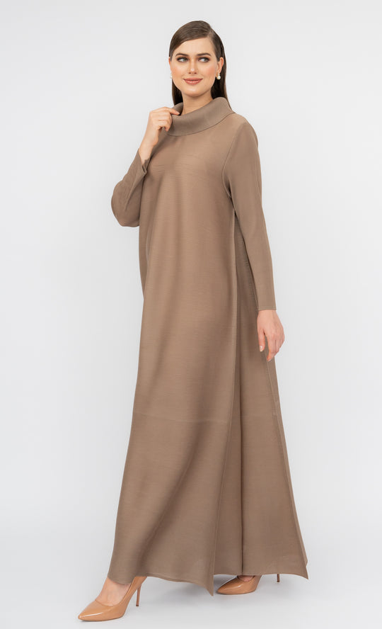 Miss Majestic Abaya in Carob