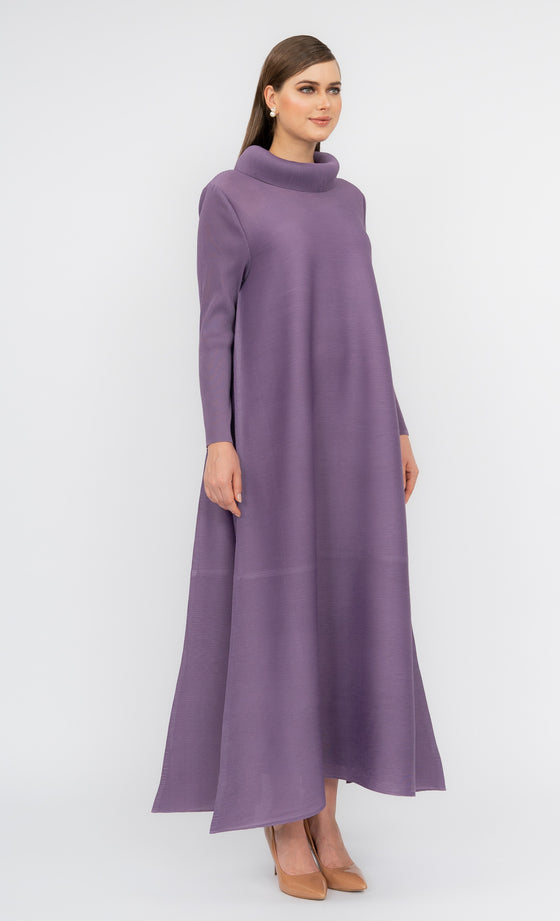 Miss Majestic Abaya in Dusty Purple