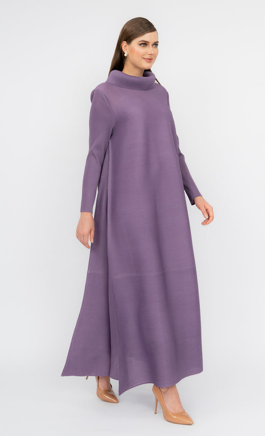 Miss Majestic Abaya in Dusty Purple