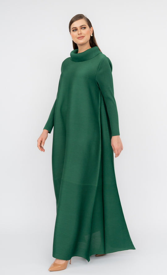 Miss Majestic Abaya in Green Bee
