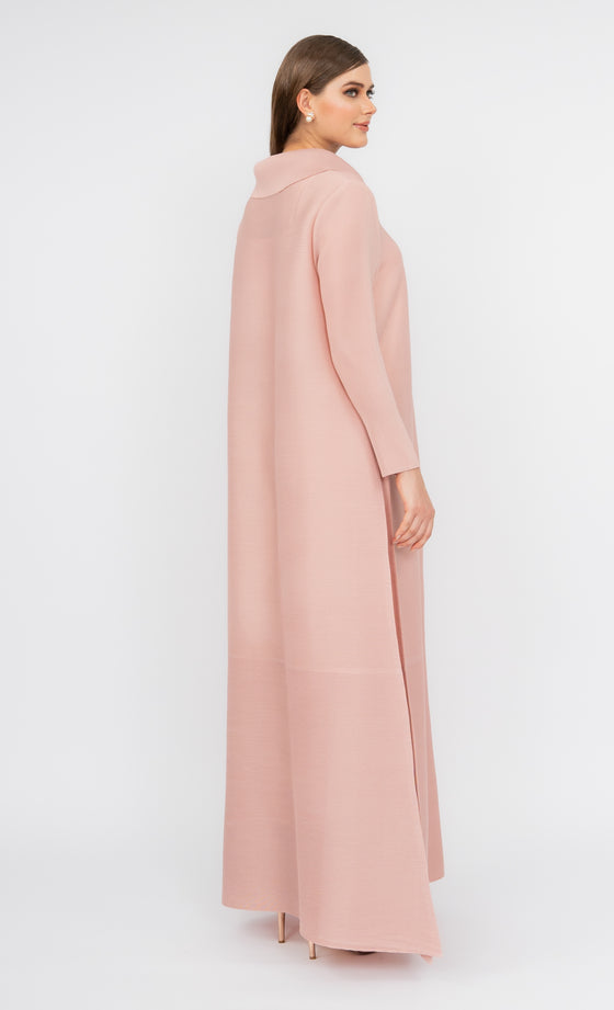 Miss Majestic Abaya in Blush Pink
