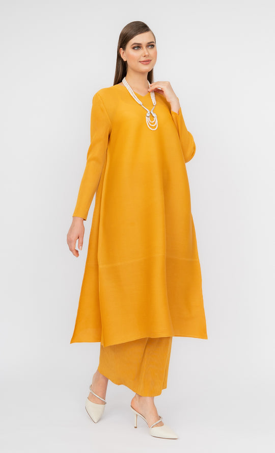 Miss Classy Kurung  in Golden Yellow
