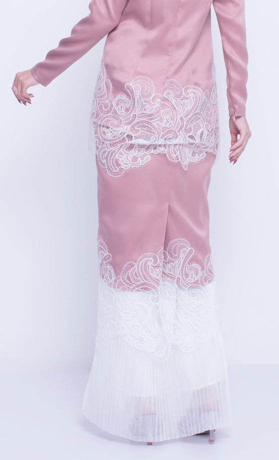 TQ Frontliners Kurung Lace in Mauve