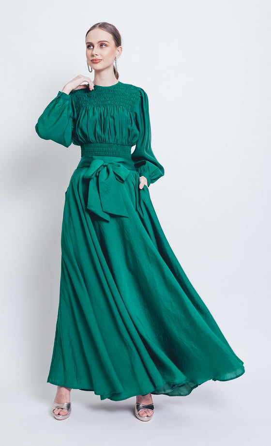 Valentina Skirt in Emerald Green