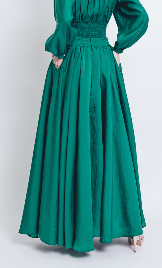 Valentina Skirt in Emerald Green