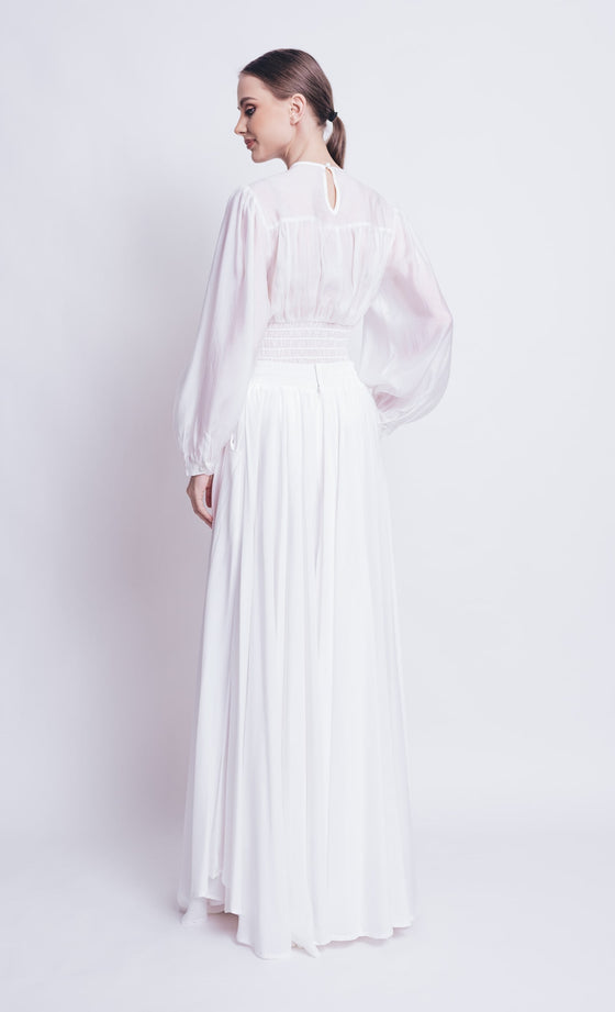 Larney Valentina Skirt in White