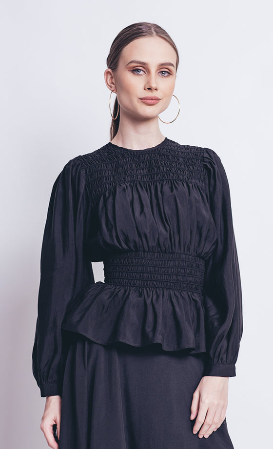 Larney Valentina Top in Black