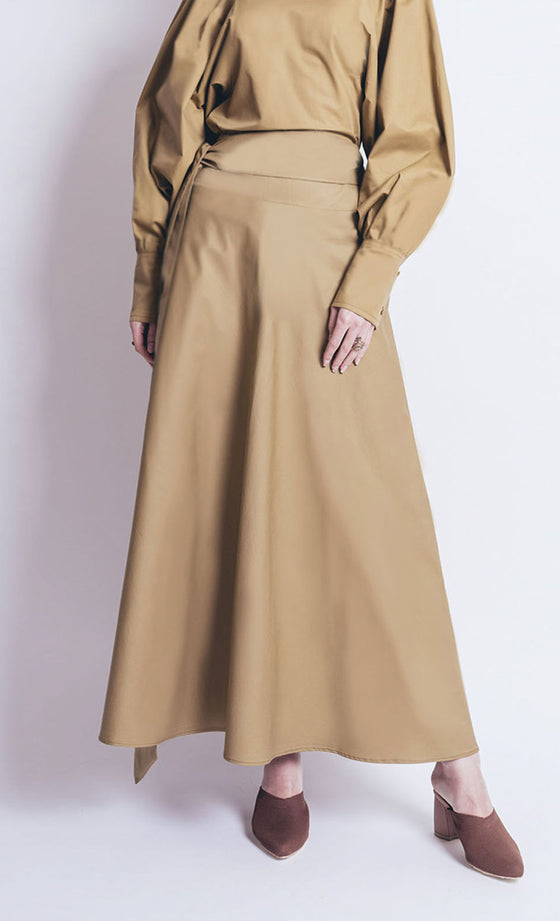 Venti Skirt In Moss Green