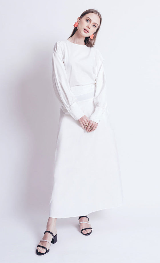 Venti Skirt In Off White