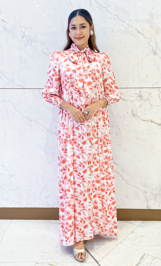 Belle Dress in Crimson Red