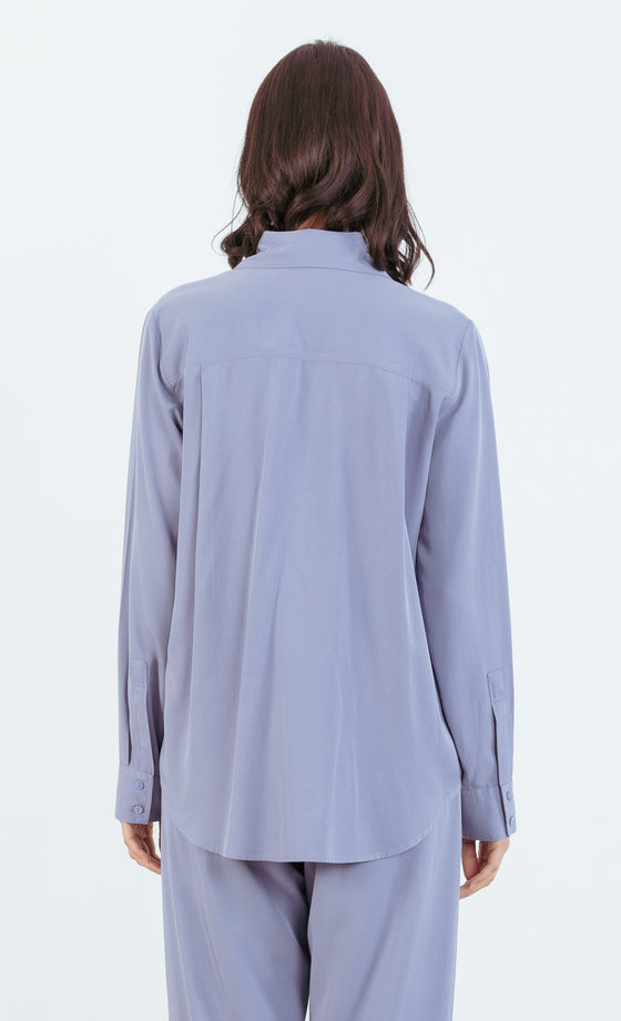 Nina Shirt in Medium Blue