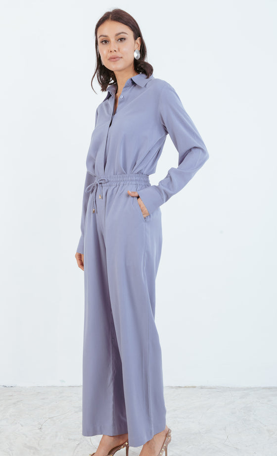 Nina Pants in Medium Blue