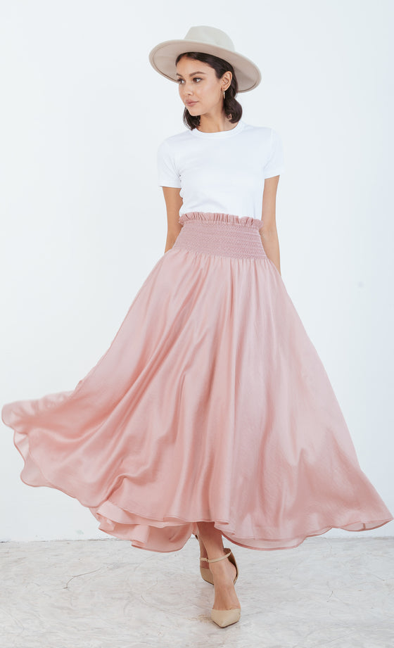 Juliet Skirt in Blush Pink