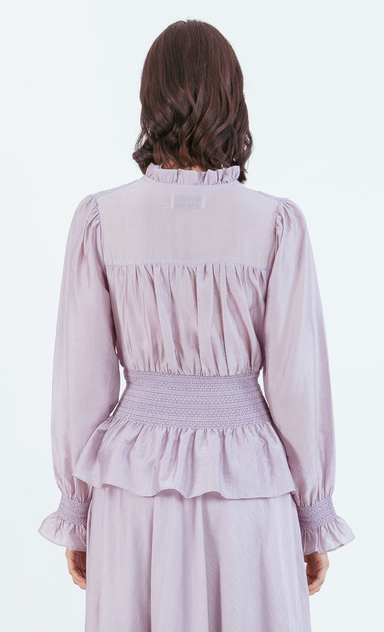 Juliet Top in Purple