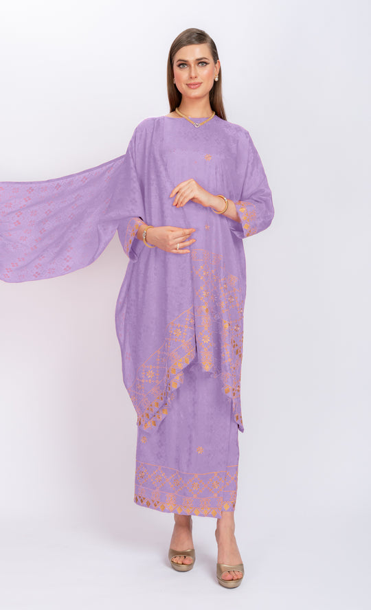 Miss Grace Kurung in Lilac